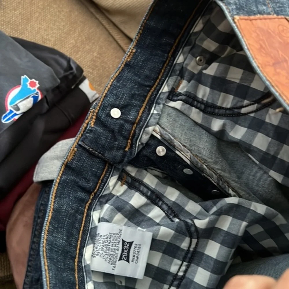 Penguin by munsingwear‎ dark denim button fly Mens size 30